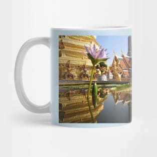 Thailand. Bangkok. Phra Kaew Temple. Mug